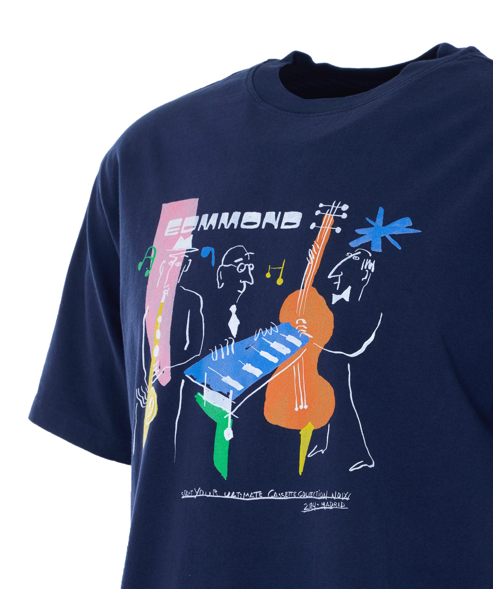 EDMMOND STUDIOS T-shirts and Polos Blue Organic Cotton