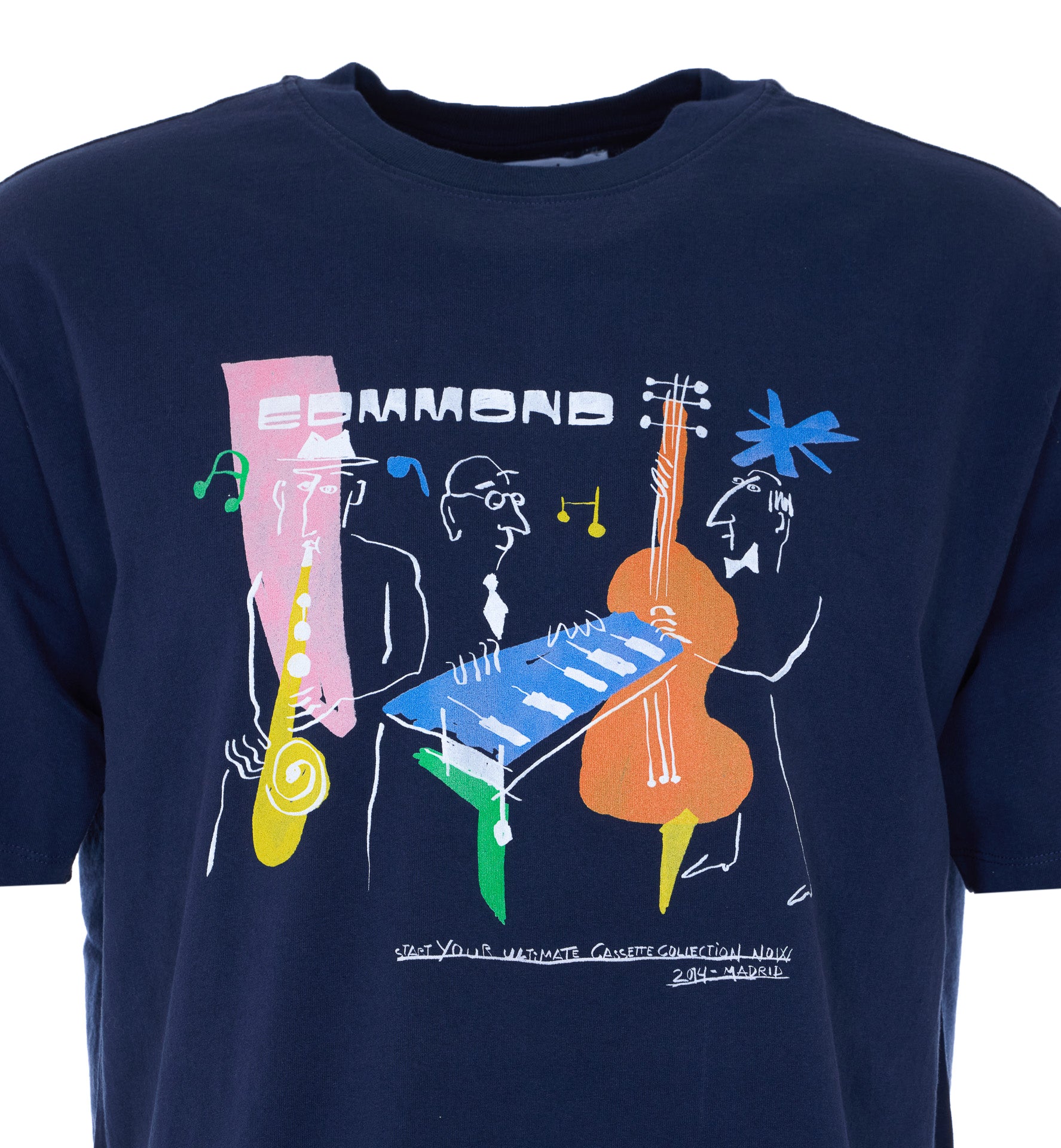 EDMMOND STUDIOS T-shirts and Polos Blue Organic Cotton