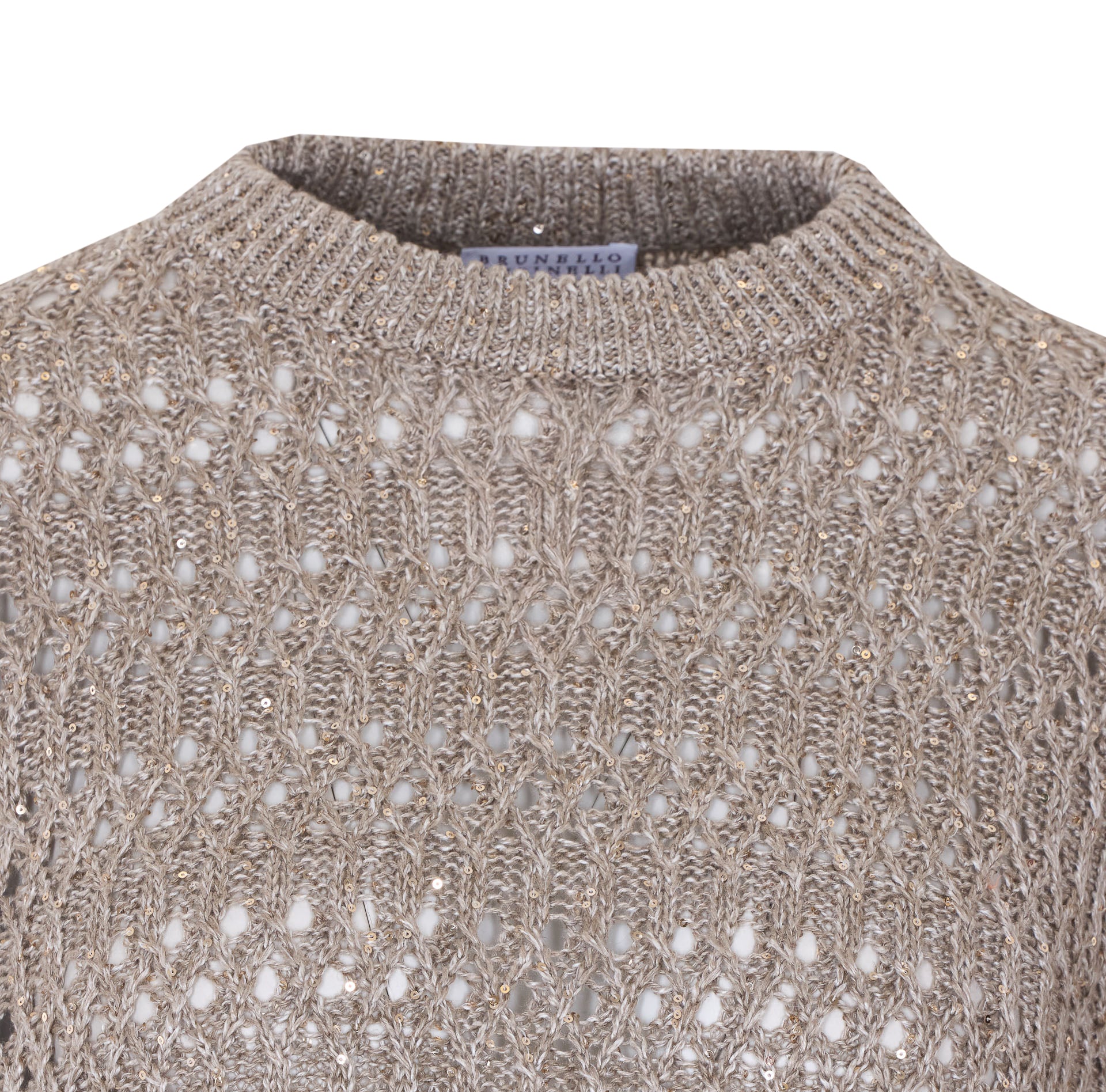 Brunello Cucinelli Sweaters Beige Linen