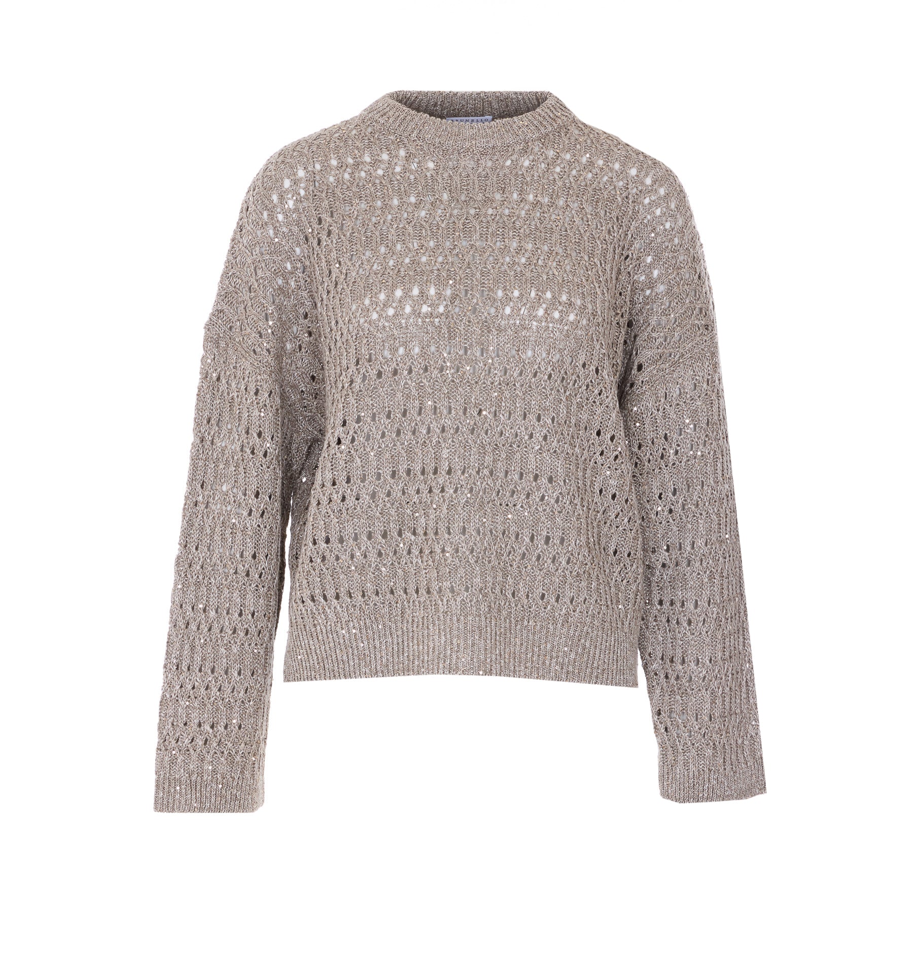 Brunello Cucinelli Sweaters Beige Linen