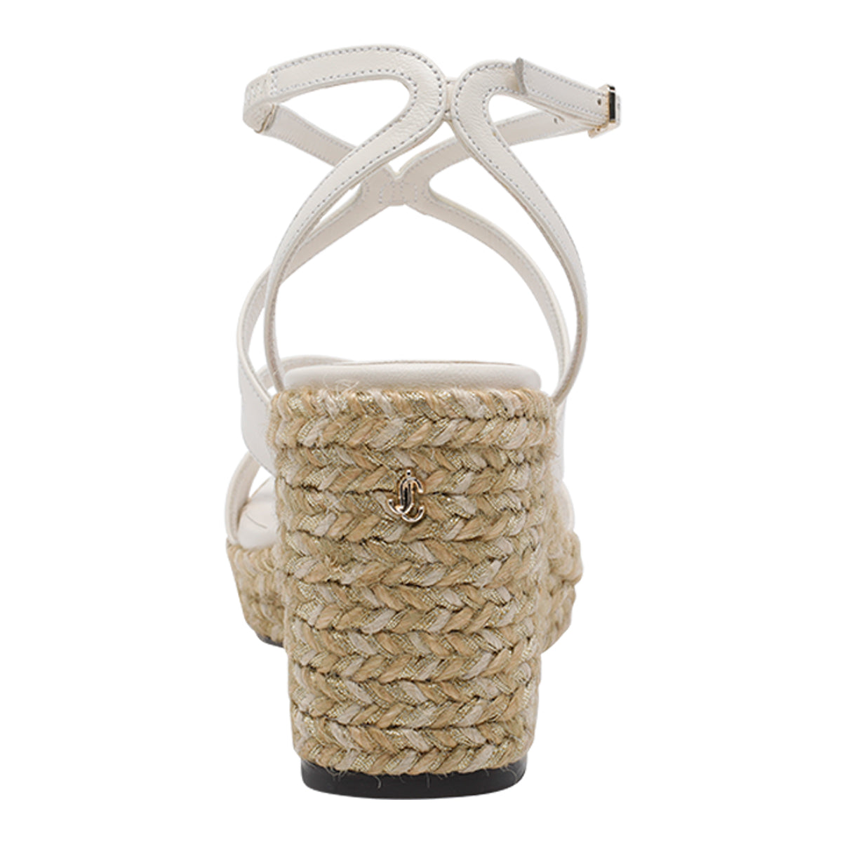 Jimmy Choo Sandals White Leather Leather/rubber Sole