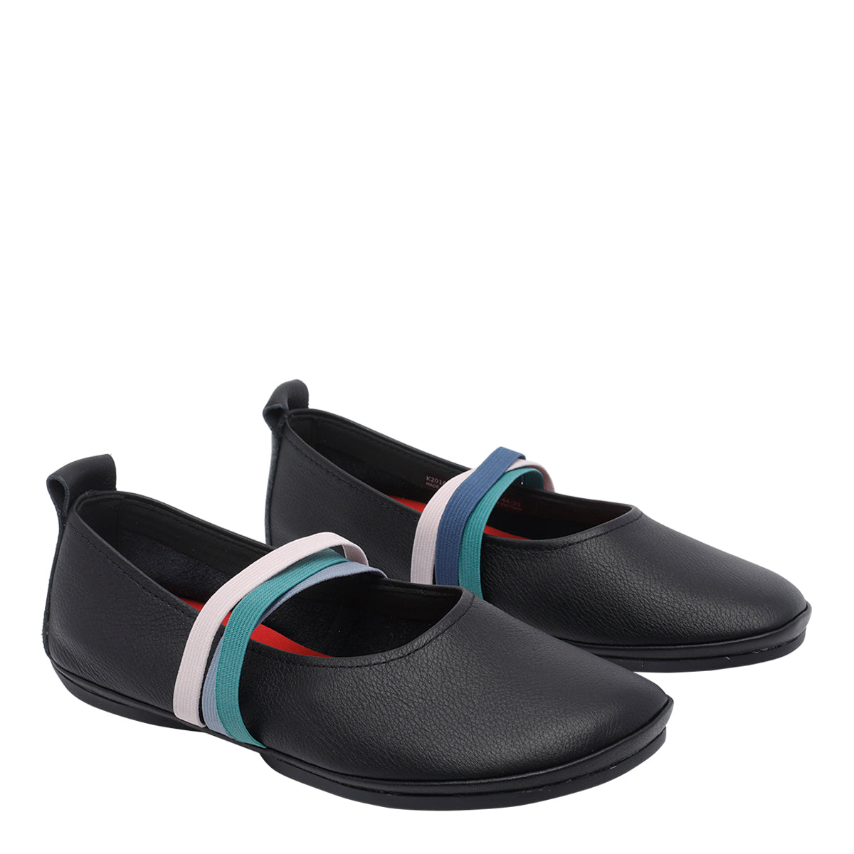 Camper Flat shoes Black Calf Leather/rubber Sole
