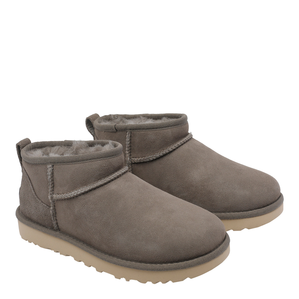 UGG Boots Grey Suede Leather/rubber Sole
