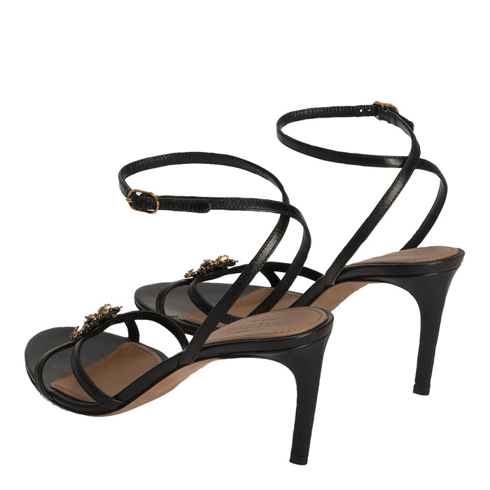 Dolce & Gabbana Sandals Black Leather Sole