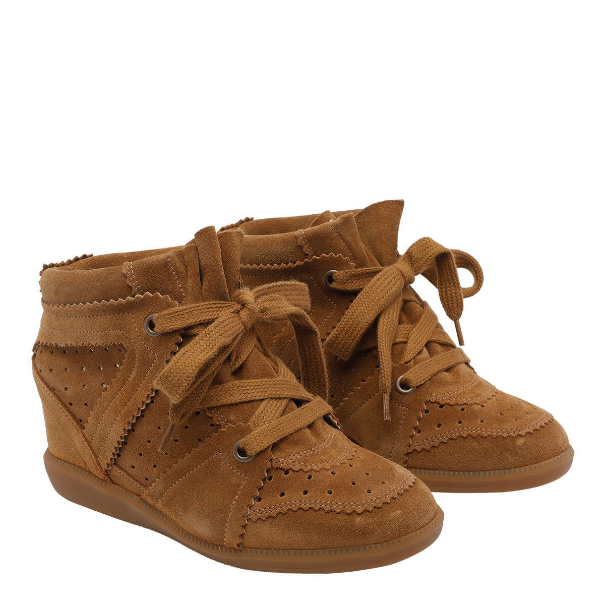 Isabel Marant Sneakers Brown Suede Leather/rubber Sole