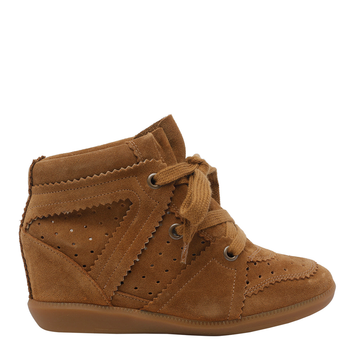 Isabel Marant Sneakers Brown Suede Leather/rubber Sole