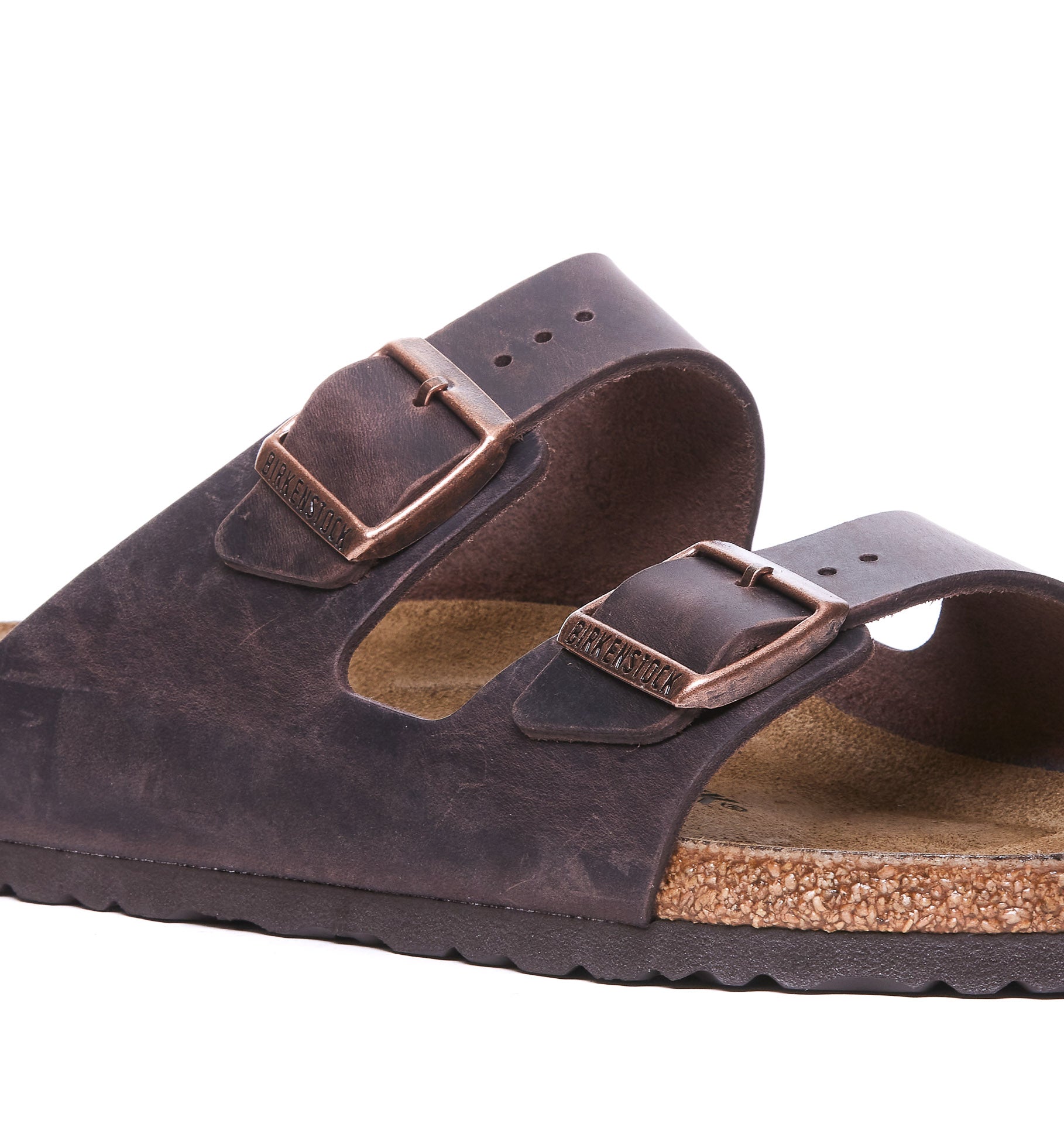 Birkenstock Sandals Brown Calf Leather/rubber Sole