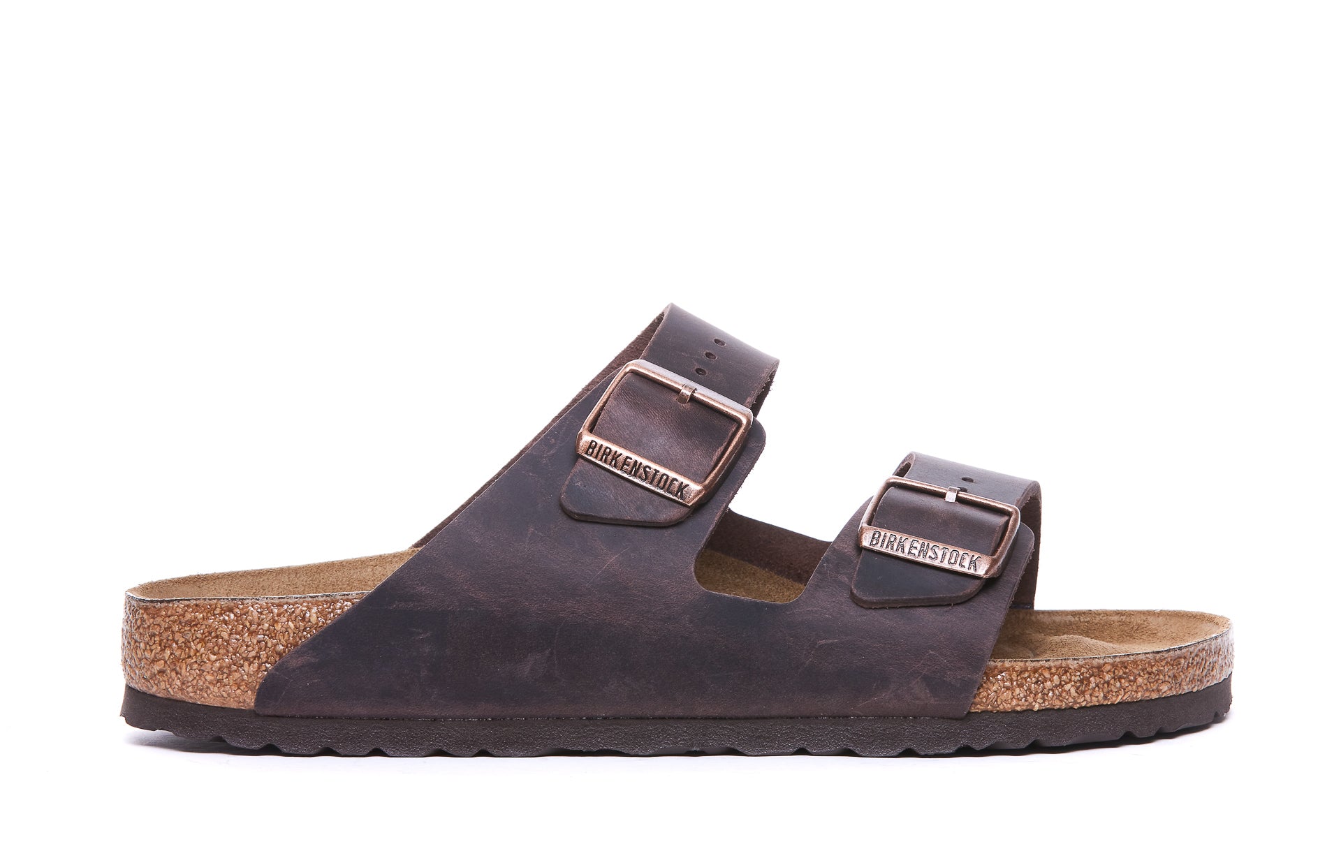 Birkenstock Sandals Brown Calf Leather/rubber Sole