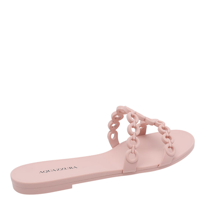 Aquazzura Sandals Pink Rubber/rubber Sole