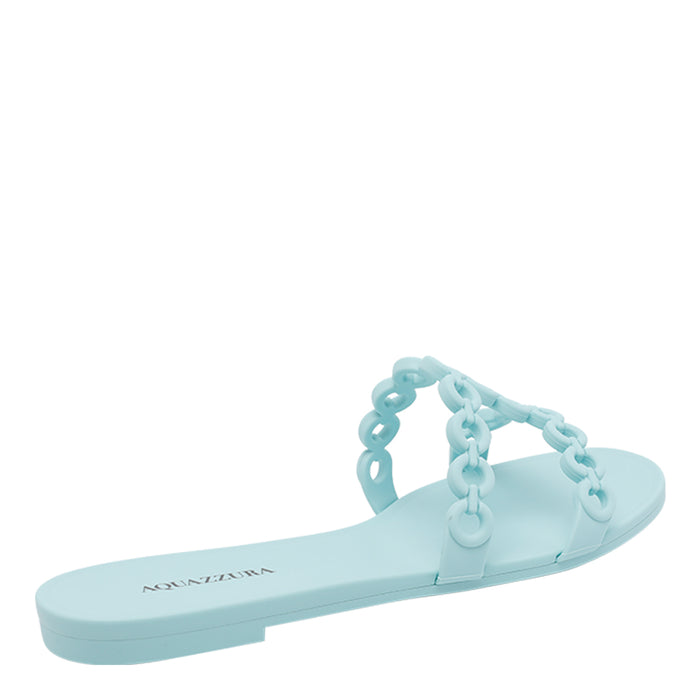 Aquazzura Sandals Blue Rubber/rubber Sole
