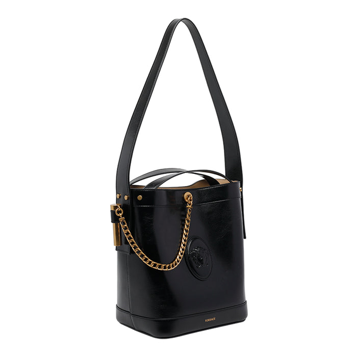 Versace Bags Black Calf Leather
