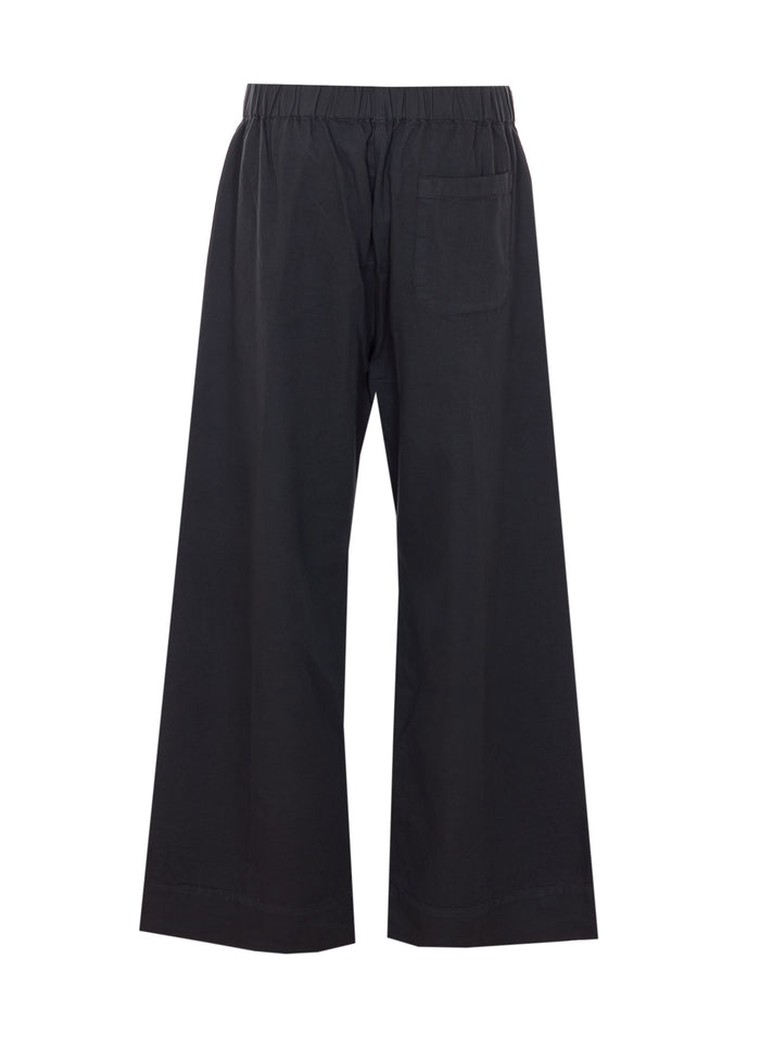 TRUE AVENUE Trousers Black Cotton