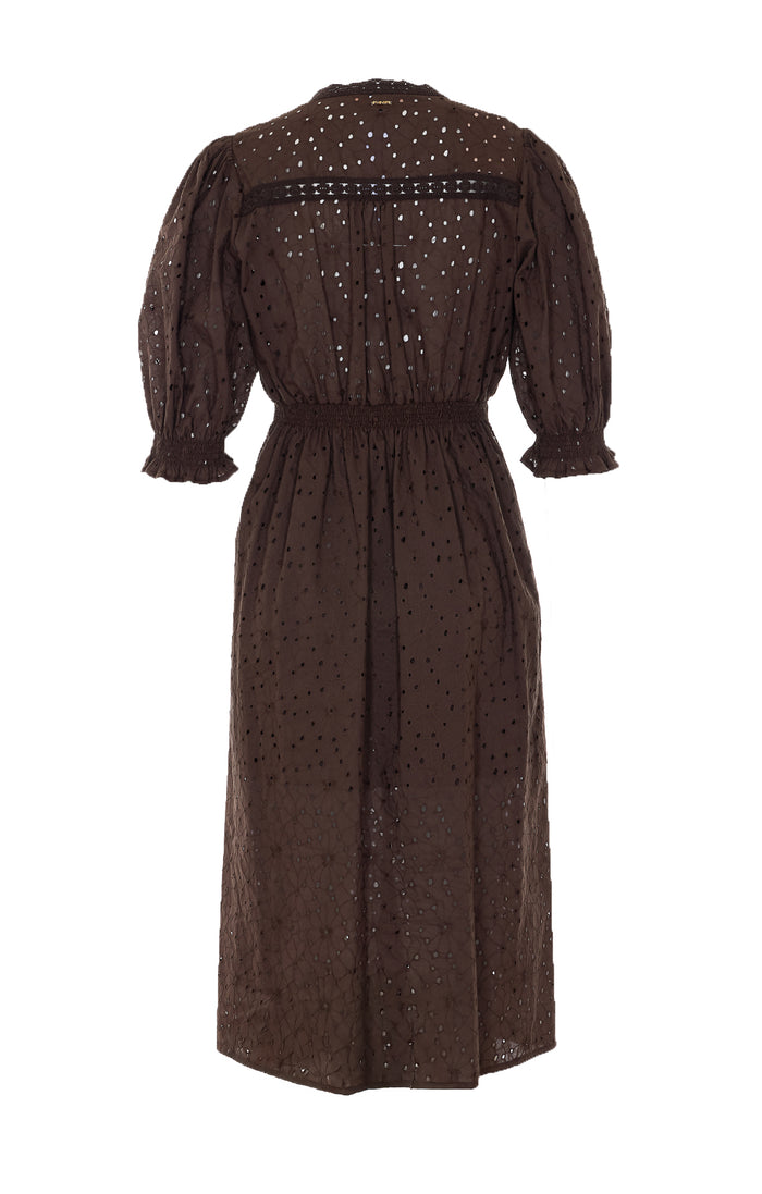 Twin-set Dresses Brown Cotton