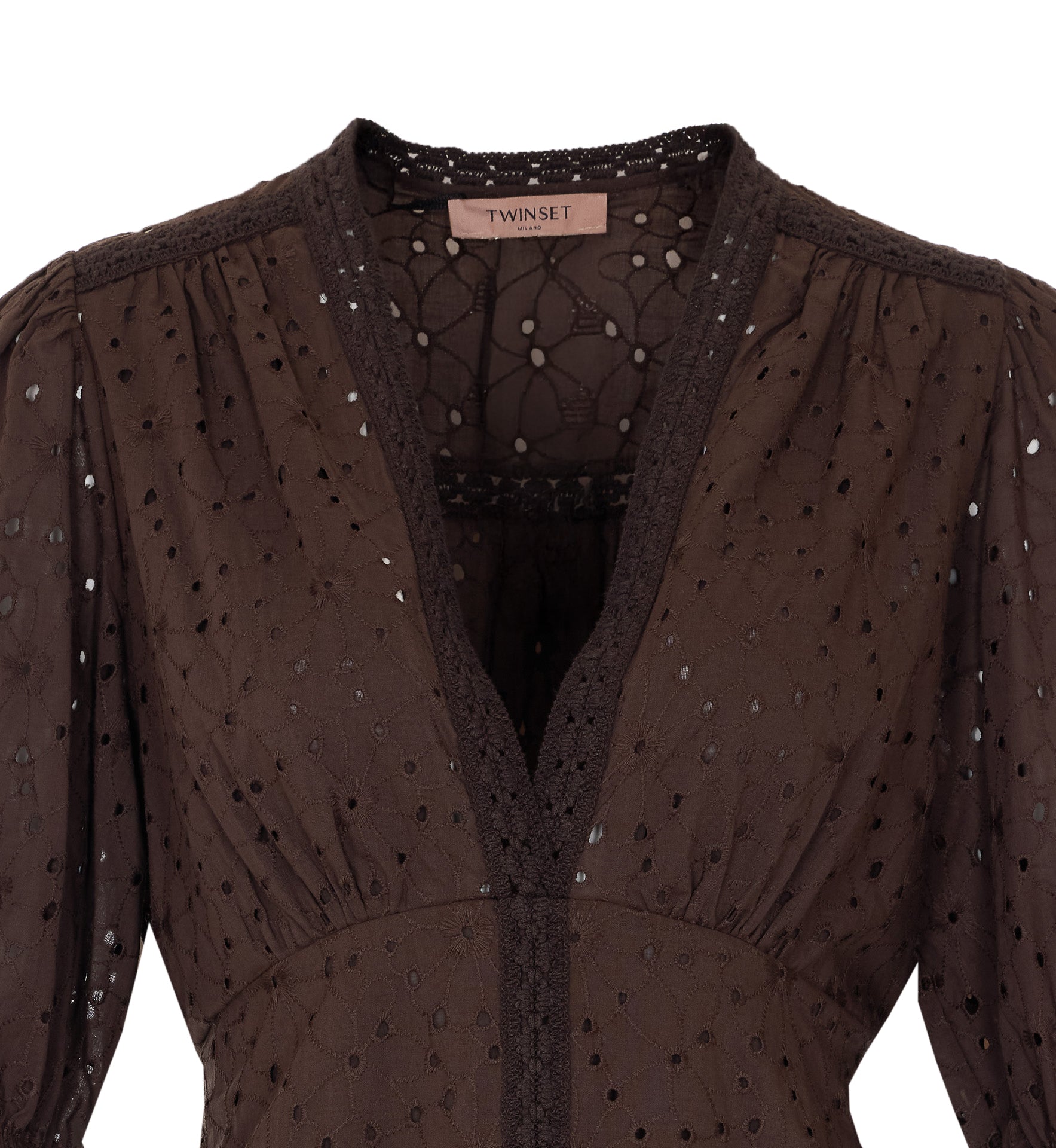 Twin-set Dresses Brown Cotton