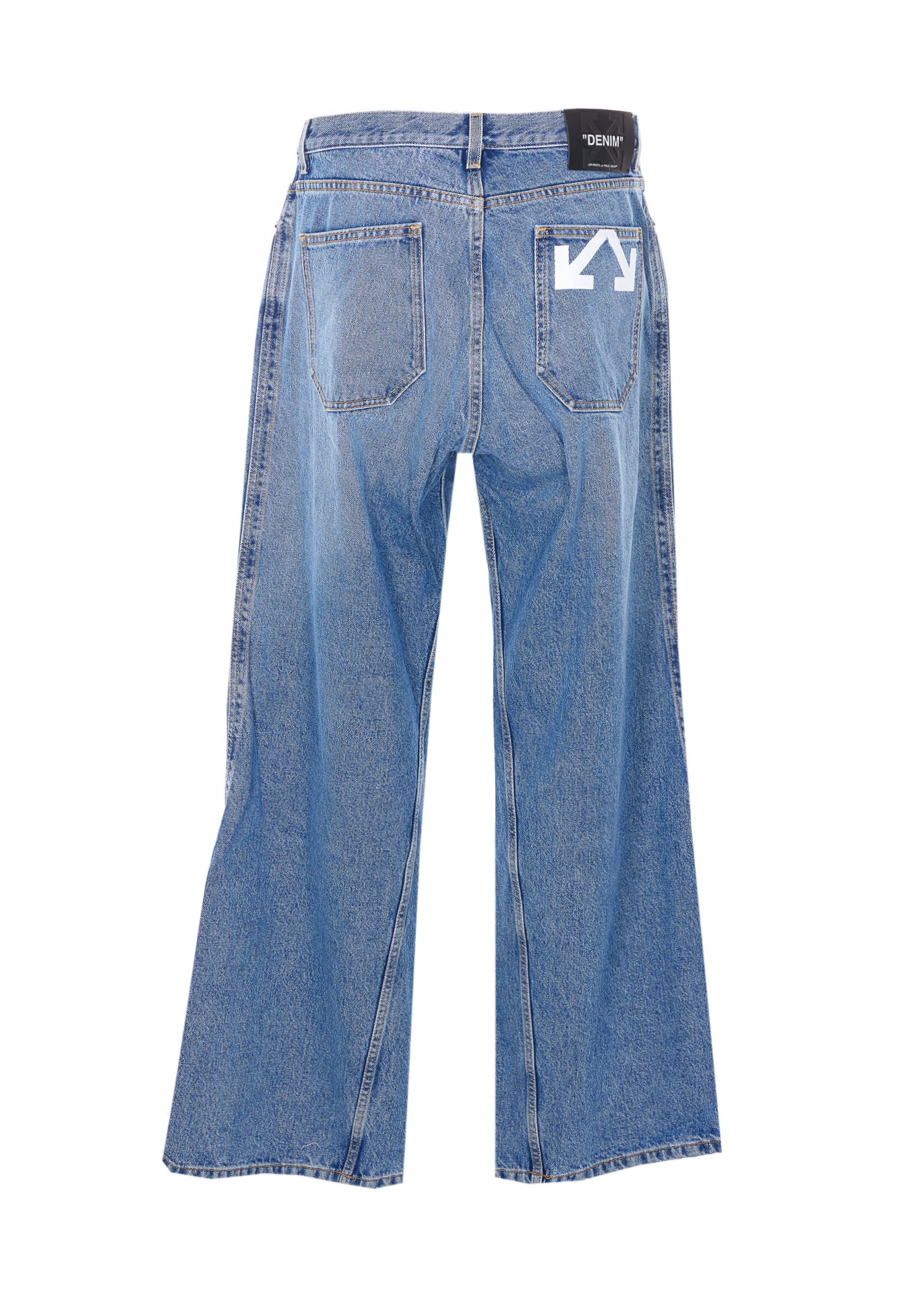 Off White Jeans Blue Cotton
