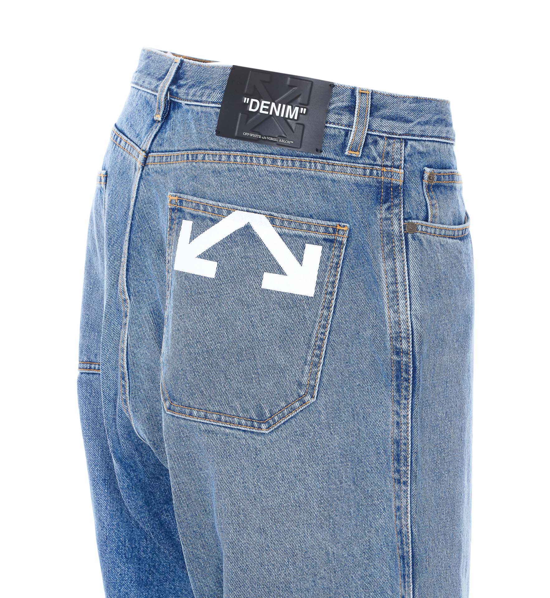 Off White Jeans Blue Cotton