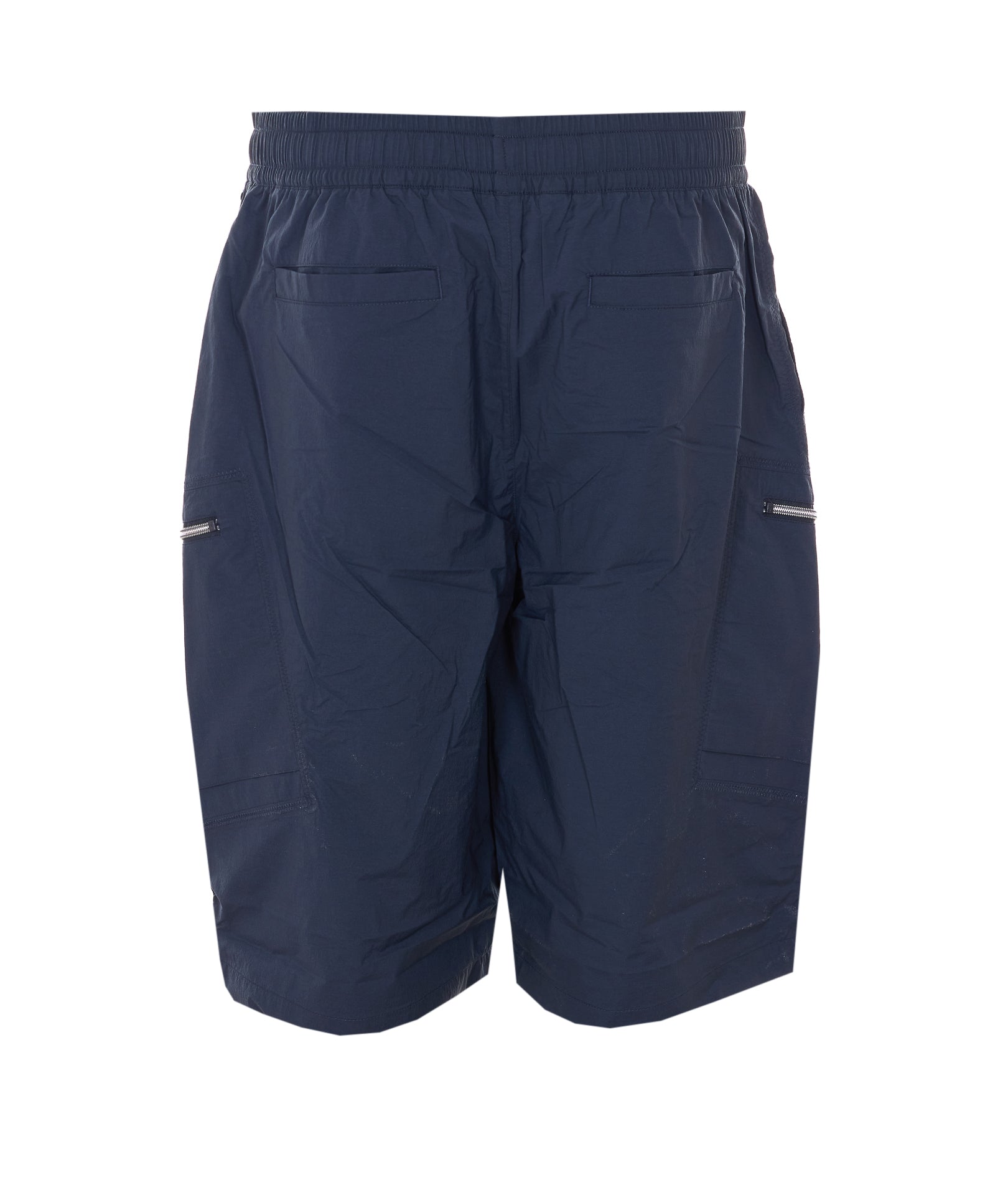Moose Knuckles Shorts Blue Recycled Nylon