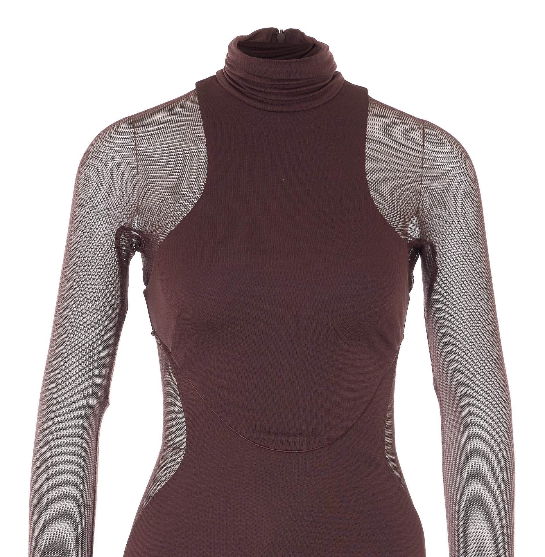 Elisabetta Franchi Dresses Brown Viscose