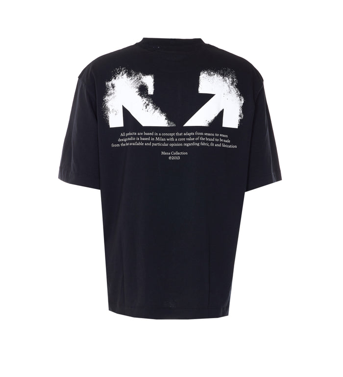 Off White T-Shirts And Polos Black Cotton