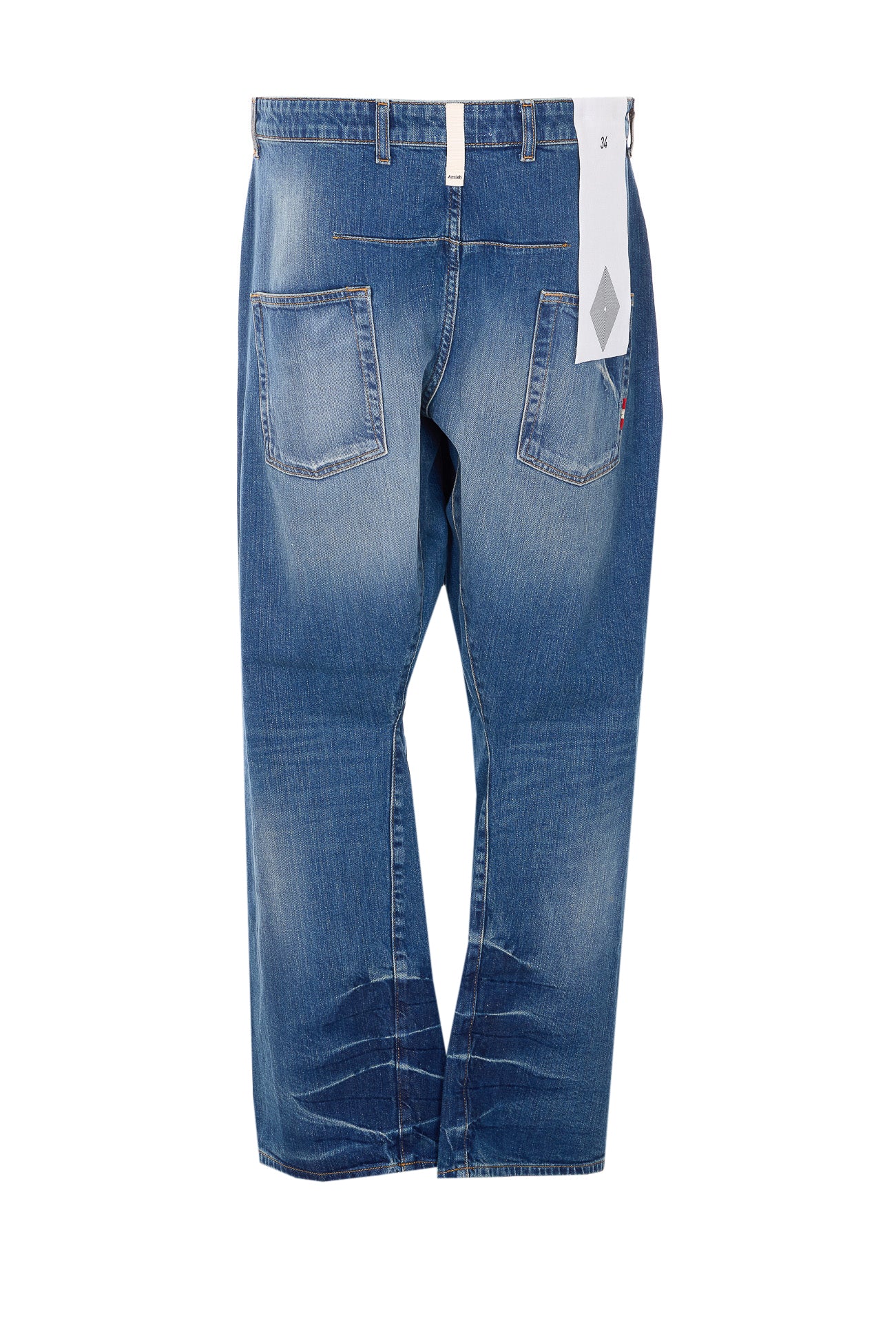 AMISH Jeans Blue Cotton