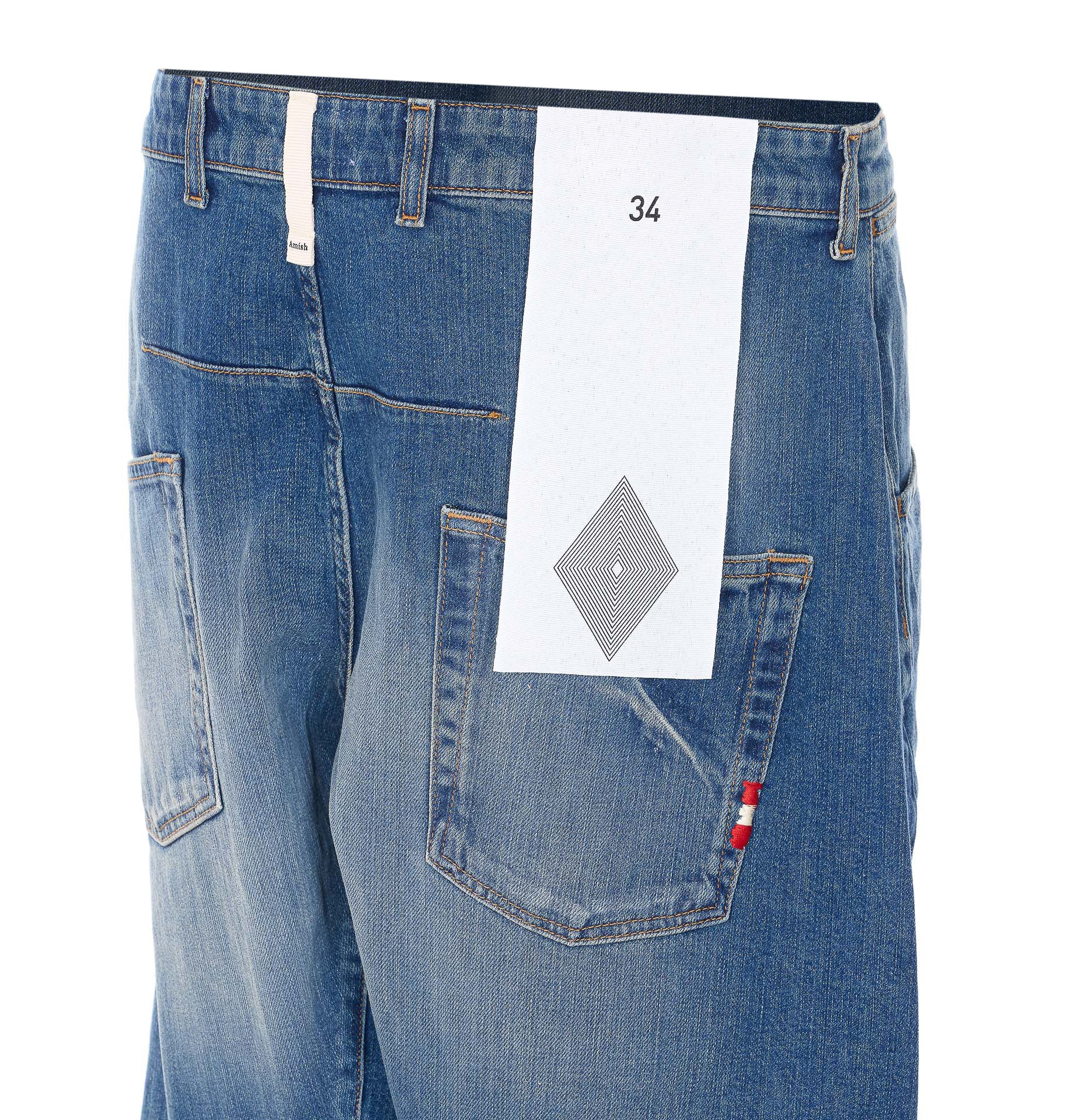 AMISH Jeans Blue Cotton