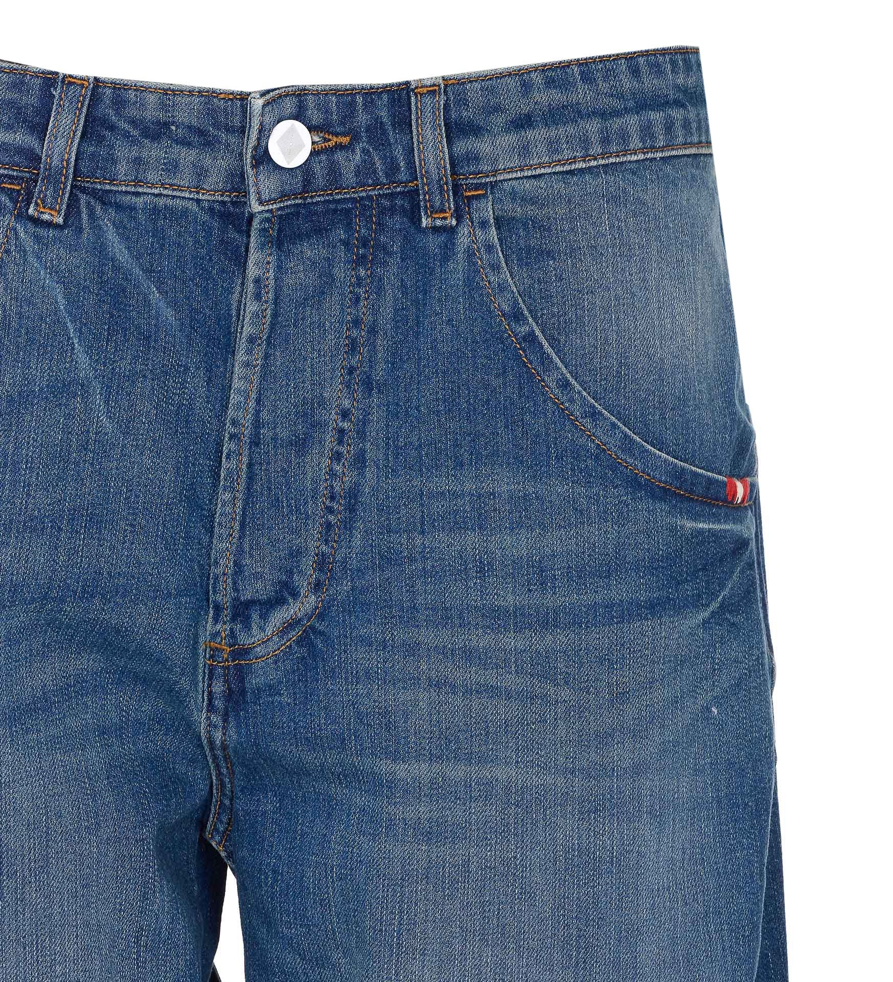 AMISH Jeans Blue Cotton
