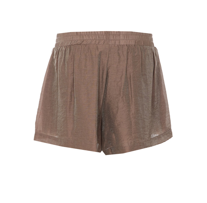 Eleh Shorts Brown Polyester