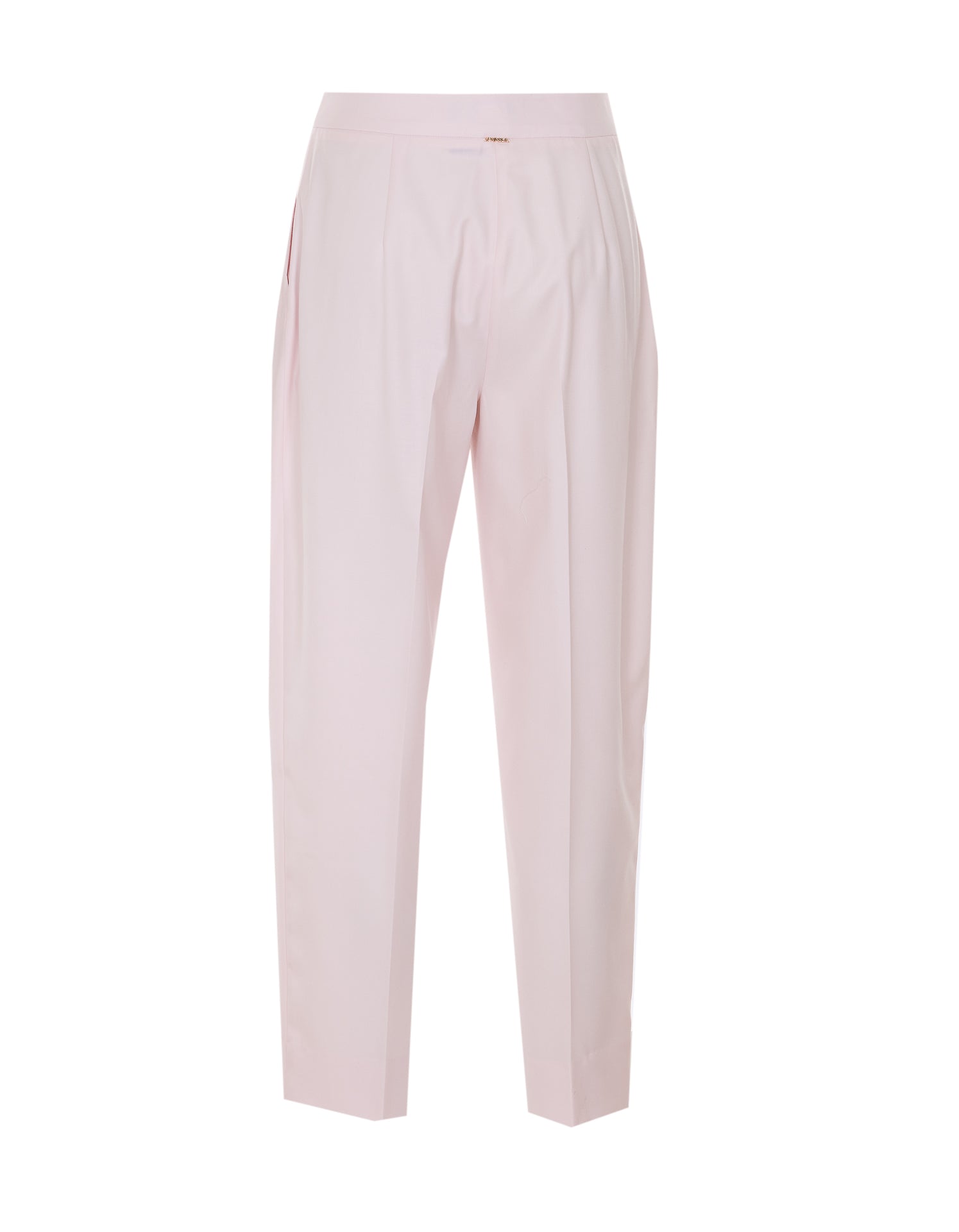 Twin-set Trousers Pink Cotton