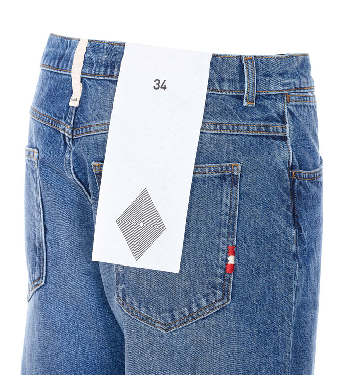 AMISH Jeans Blue Cotton