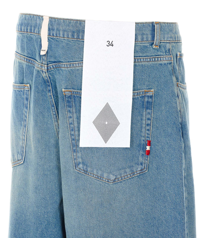 AMISH Jeans Blue Cotton