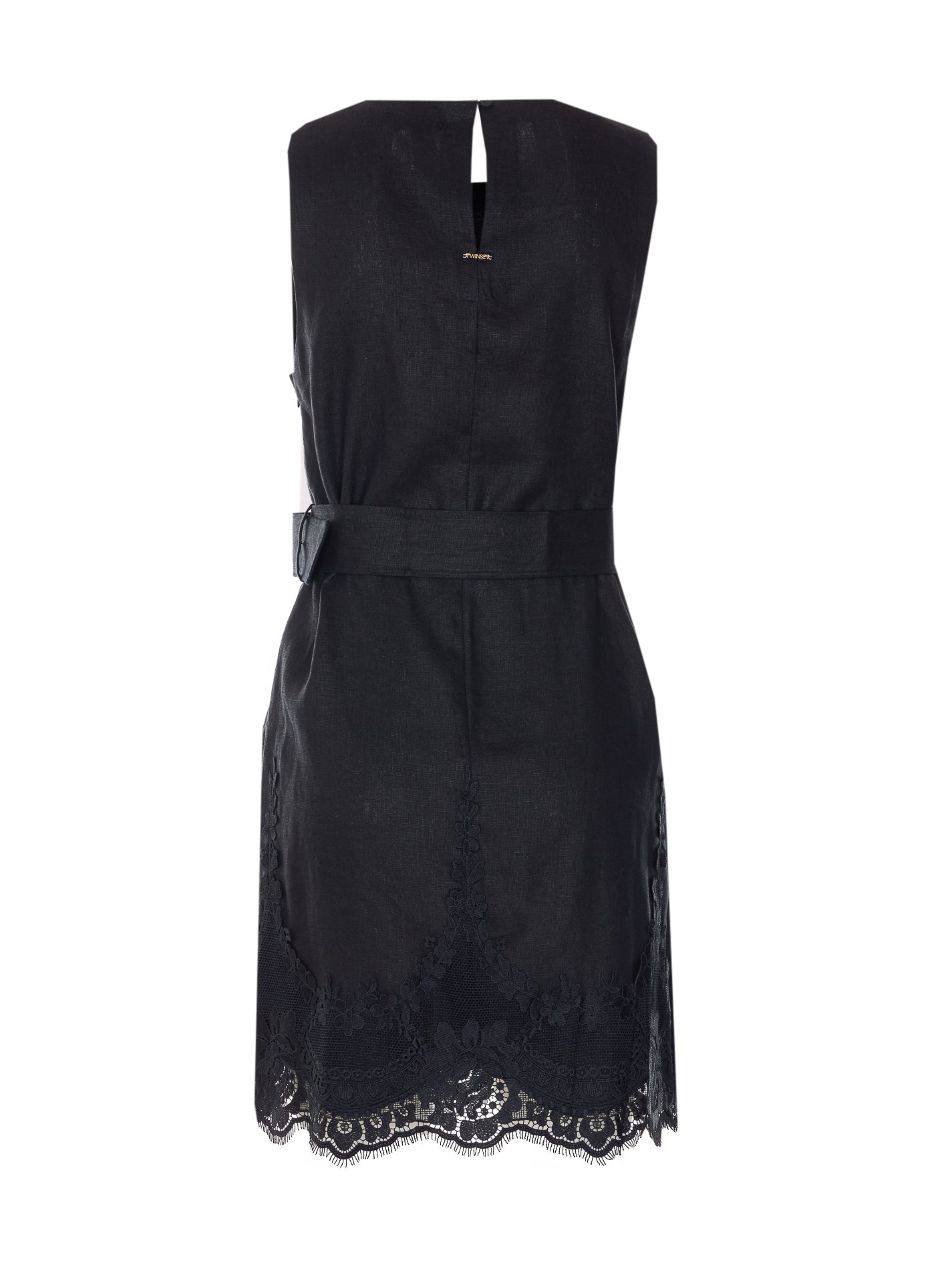 Twin-set Dresses Black Linen