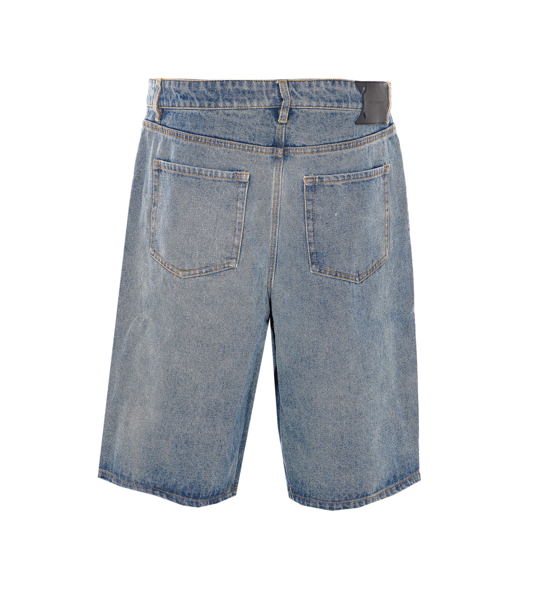 Daily Paper Uomo Shorts Blue Cotton