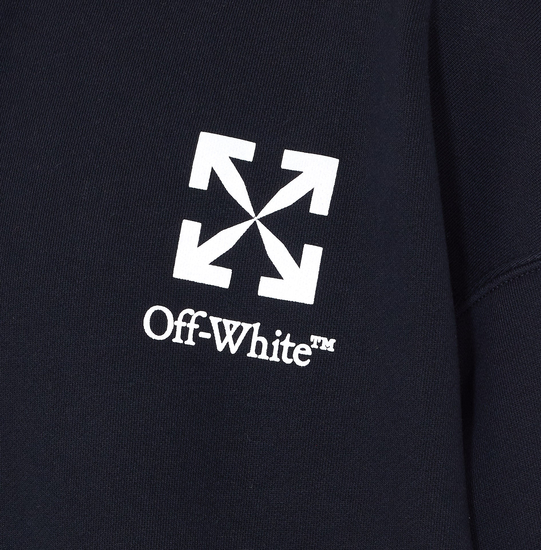 Off White Sweaters Black Cotton