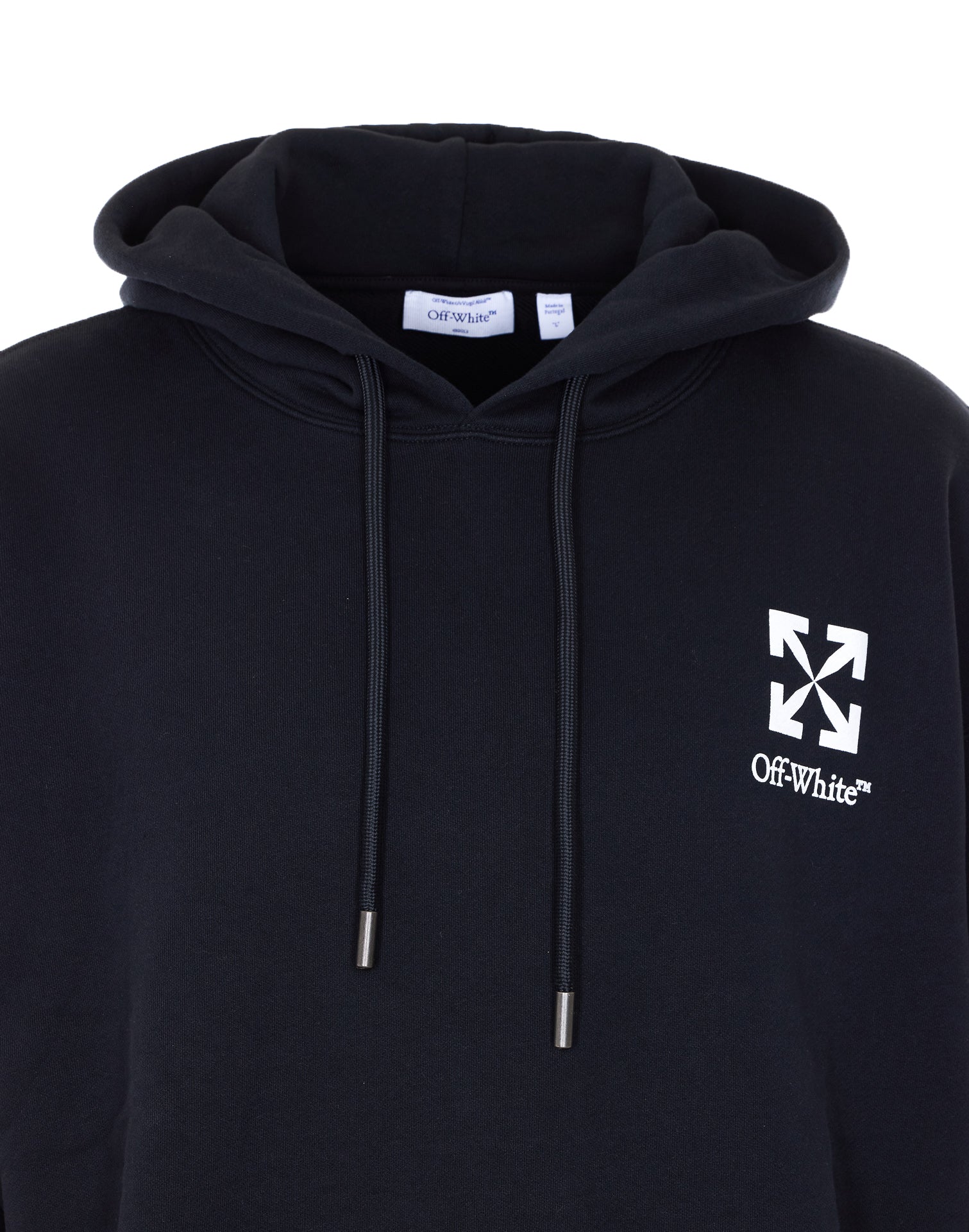 Off White Sweaters Black Cotton