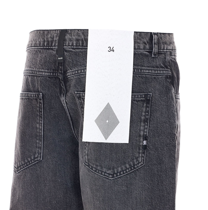 AMISH Jeans Black Cotton