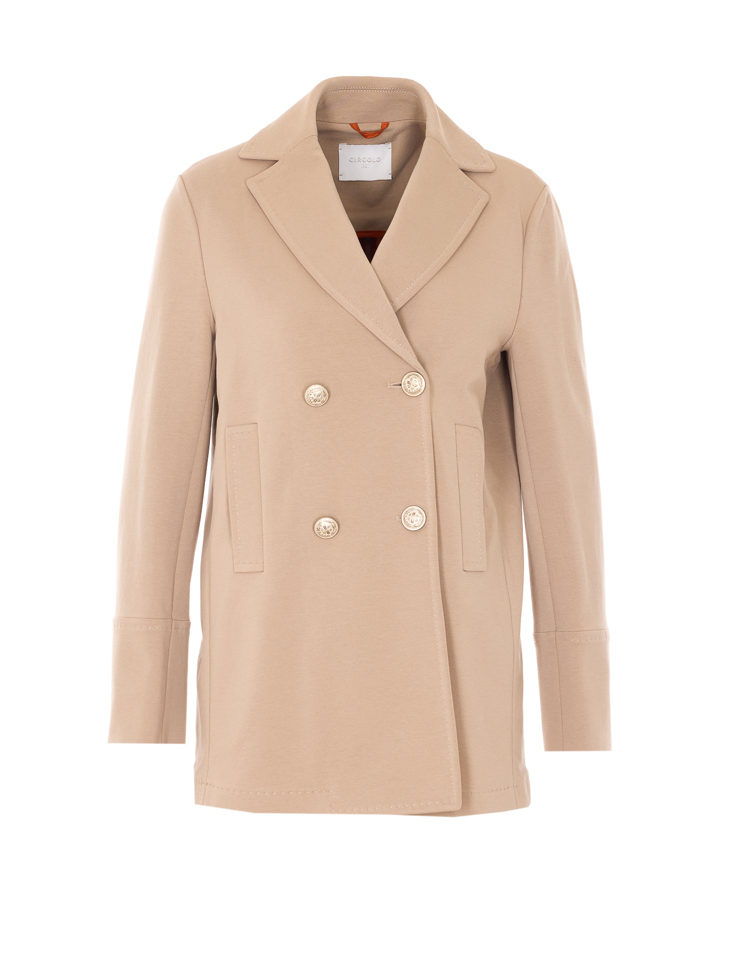 Circolo 1901 Jackets Beige Cotton