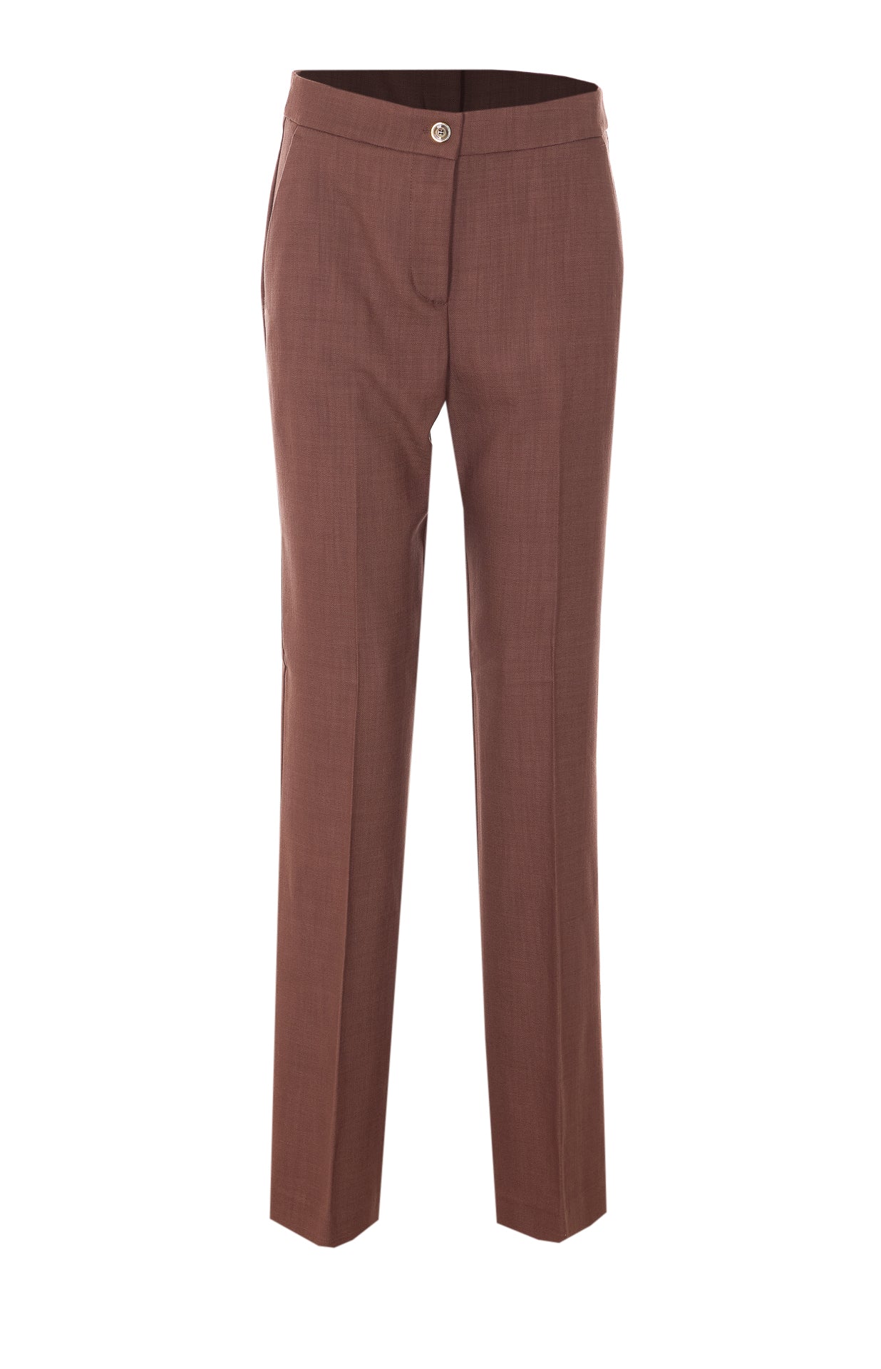 Pinko Trousers Brown Viscose