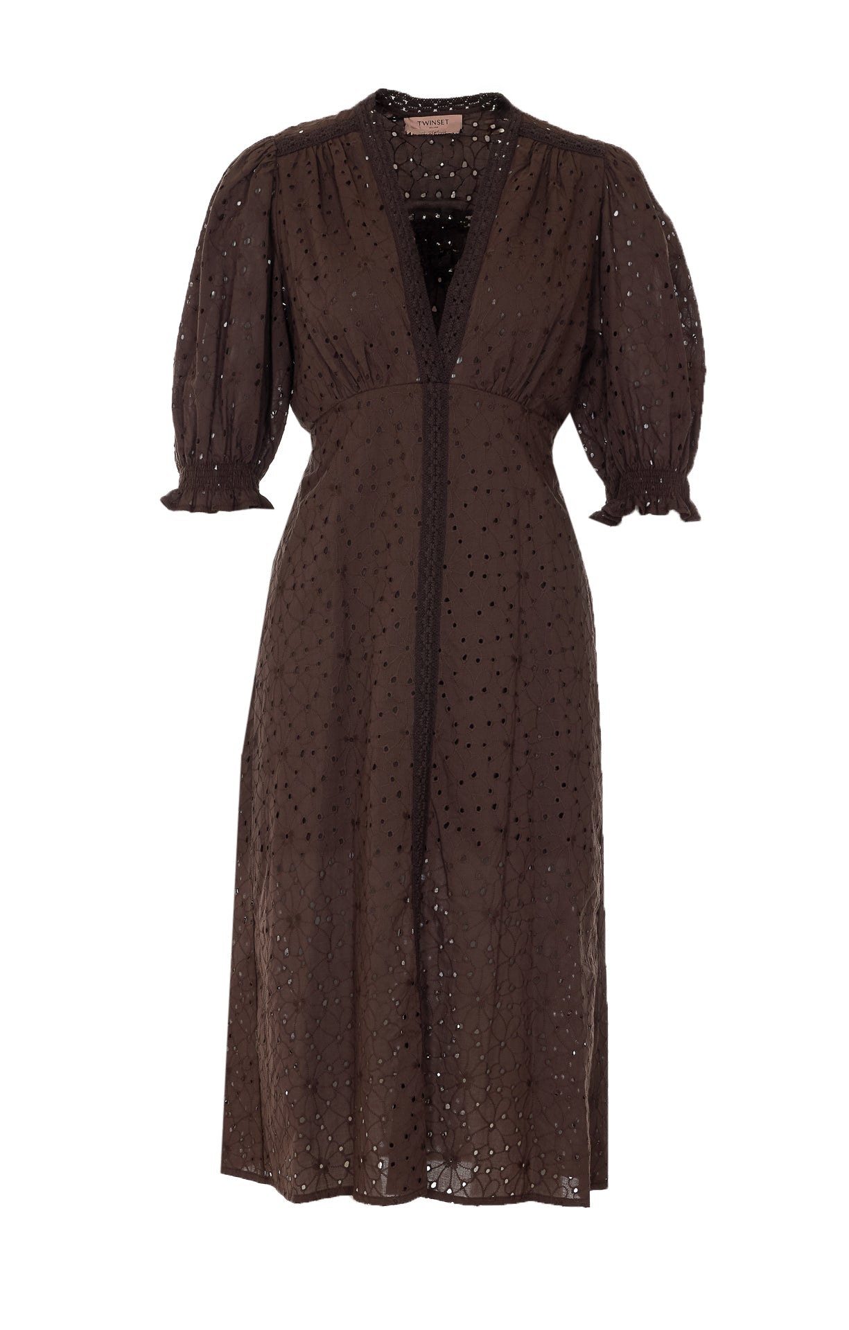 Twin-set Dresses Brown Cotton
