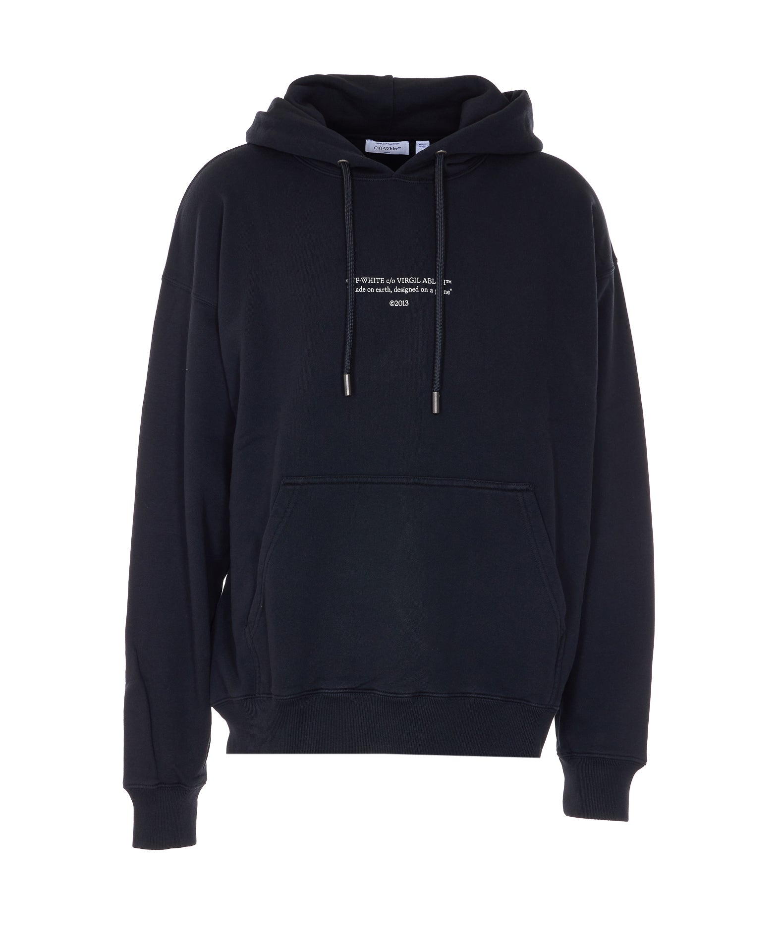 Off White Sweaters Black Cotton