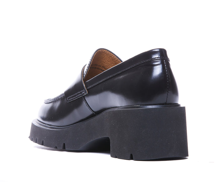 Camper Flat shoes Black Calf Leather/rubber Sole