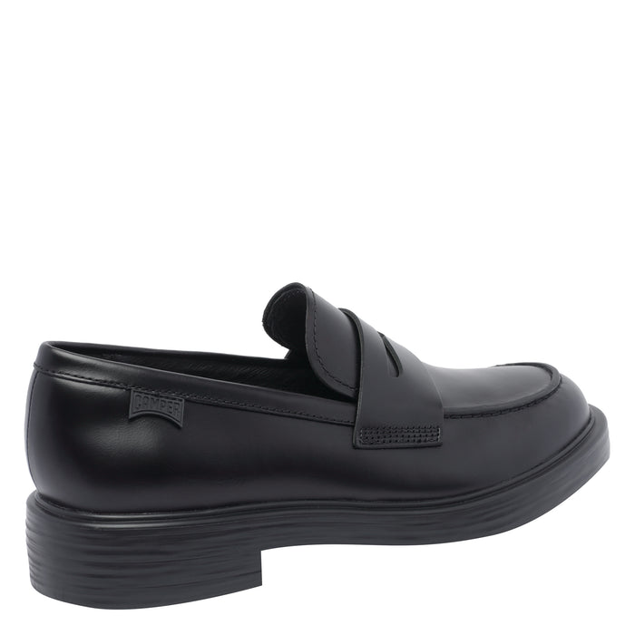 Camper Flat shoes Black Calf Leather/rubber Sole