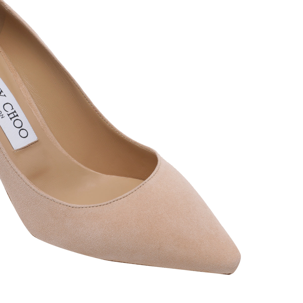 Jimmy Choo With Heel Beige Suede Leather/leather Sole