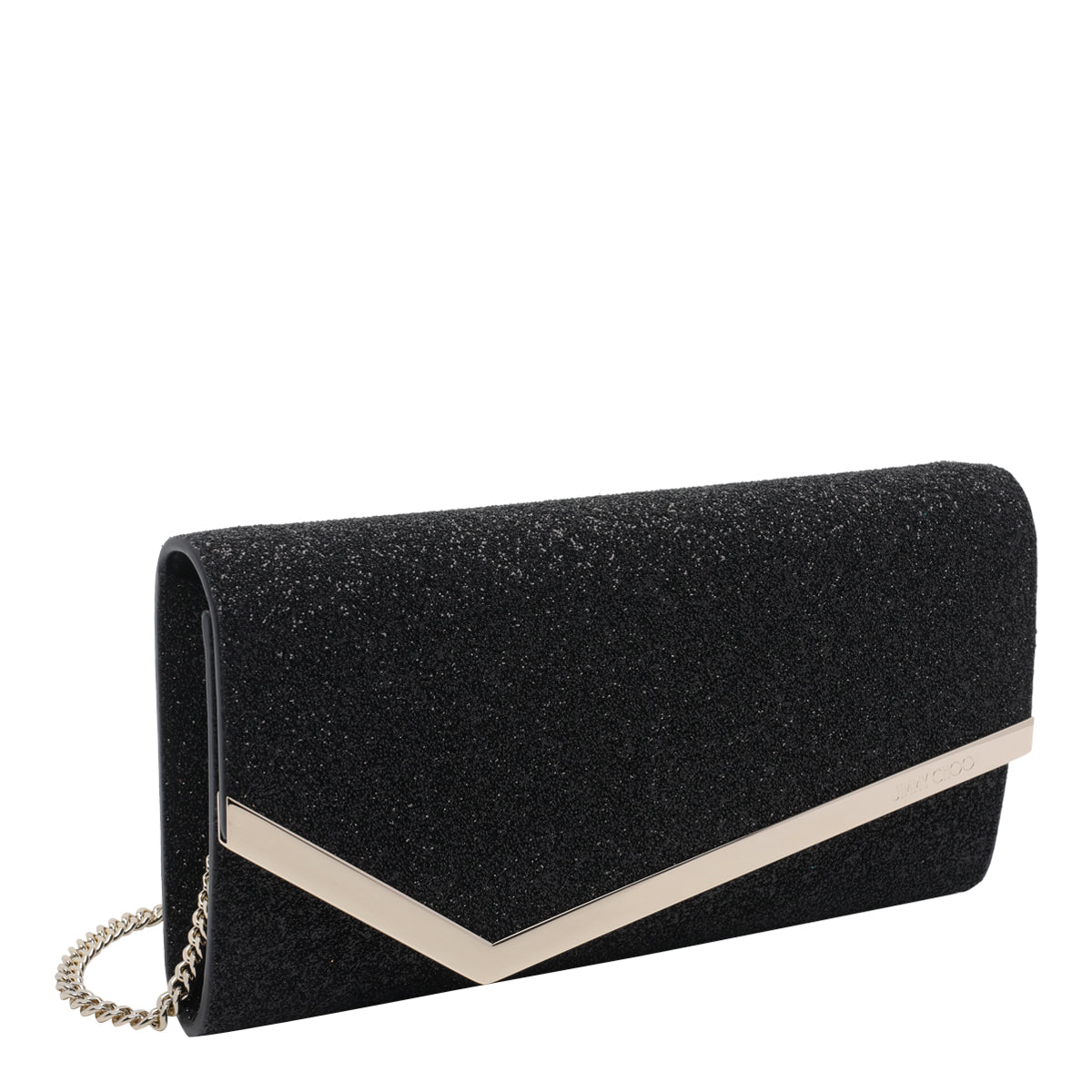 Jimmy Choo Bags Black Fabric And Glitter