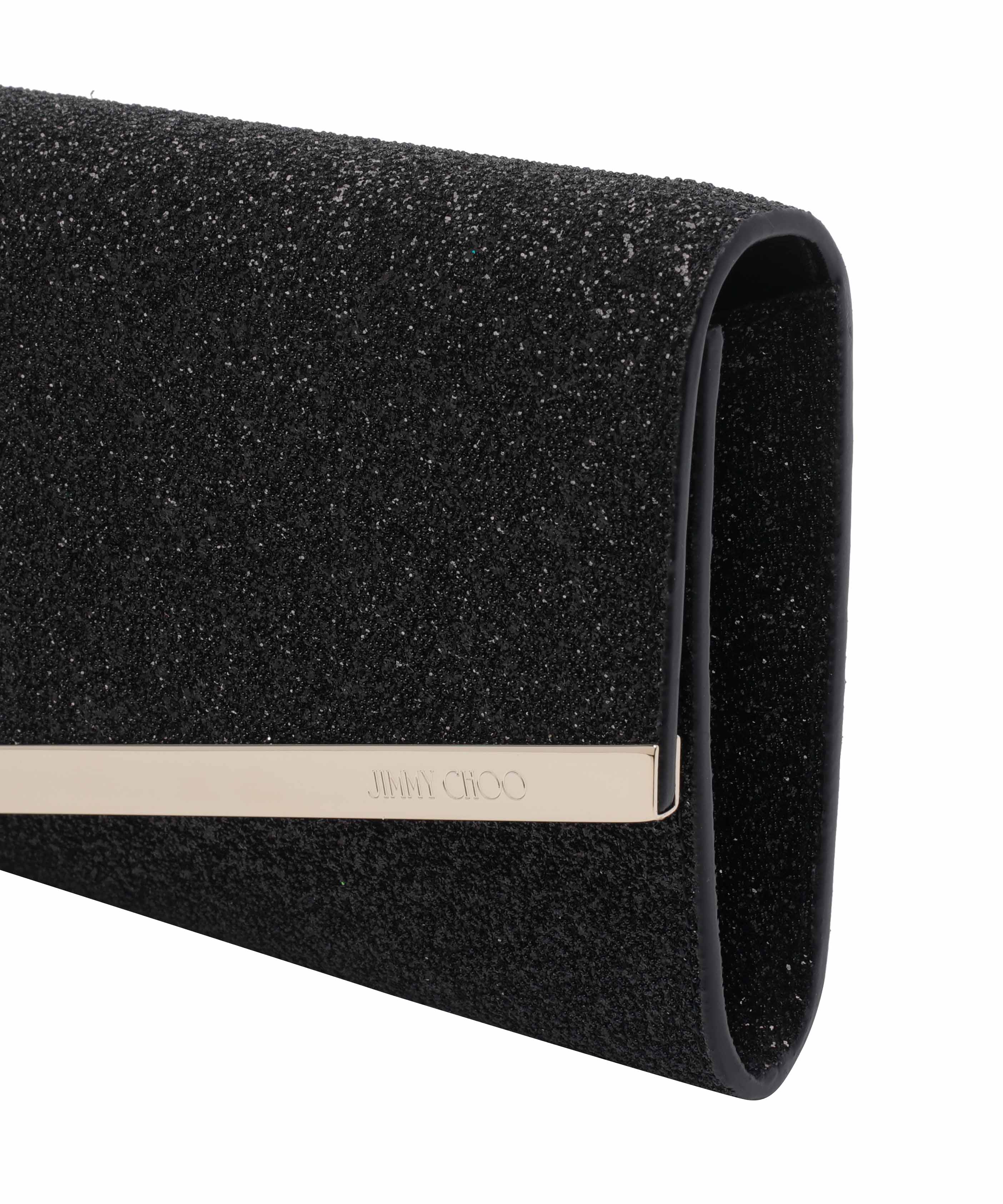 Jimmy Choo Bags Black Fabric And Glitter