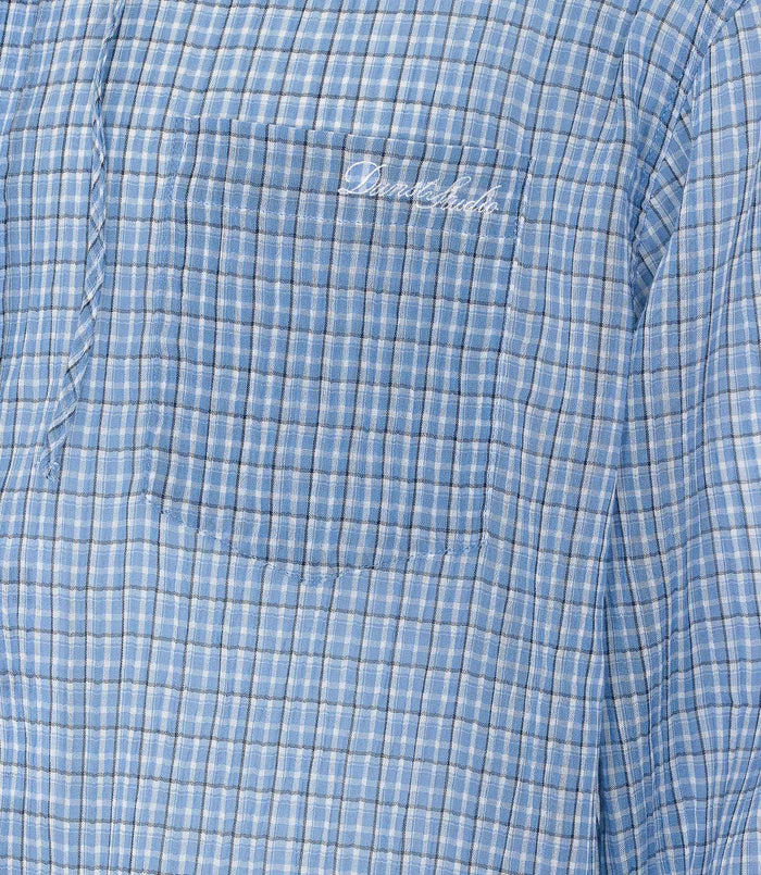 DUNST Shirts Blue Cotton