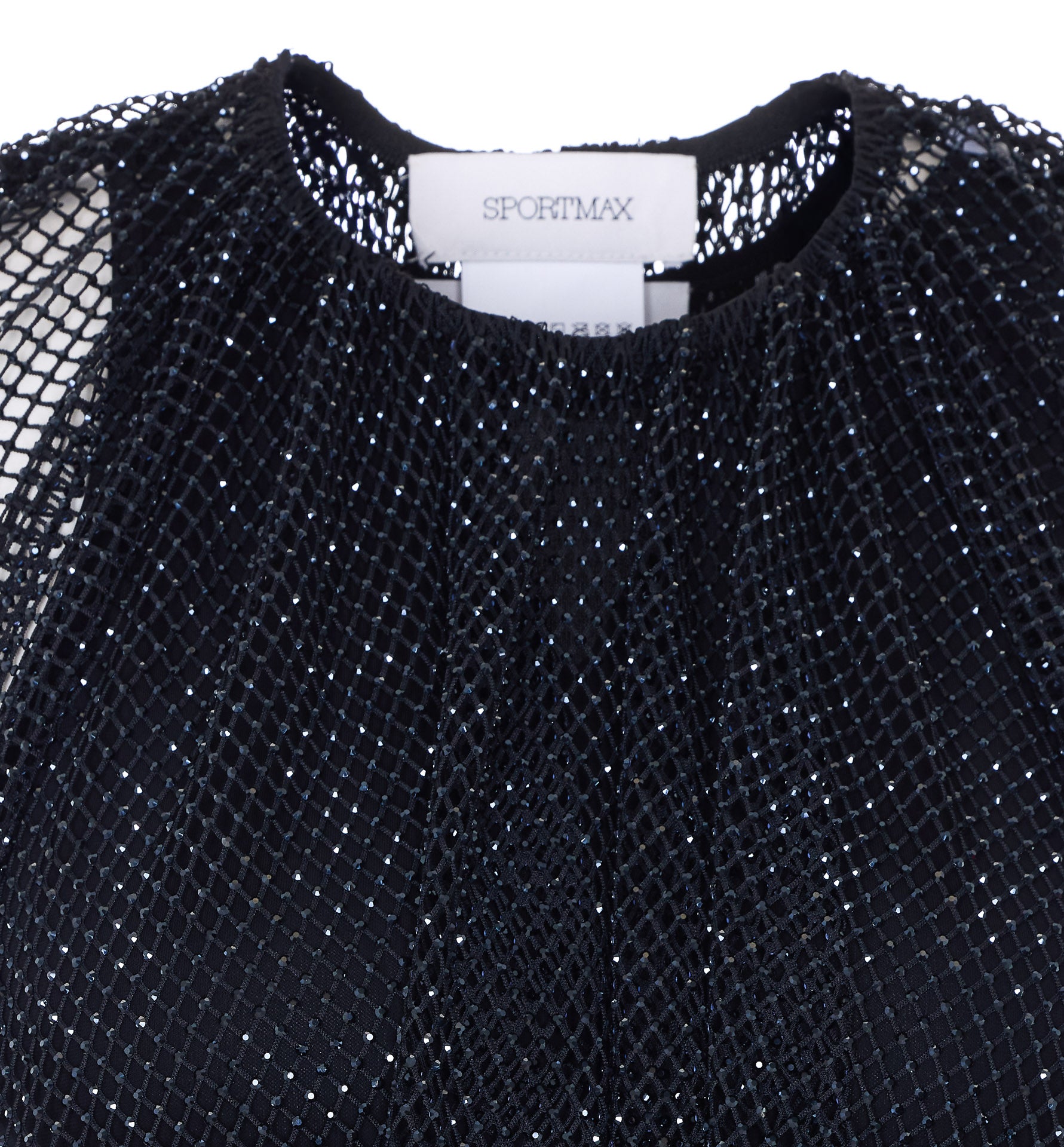 SportMax Top Black Polyester