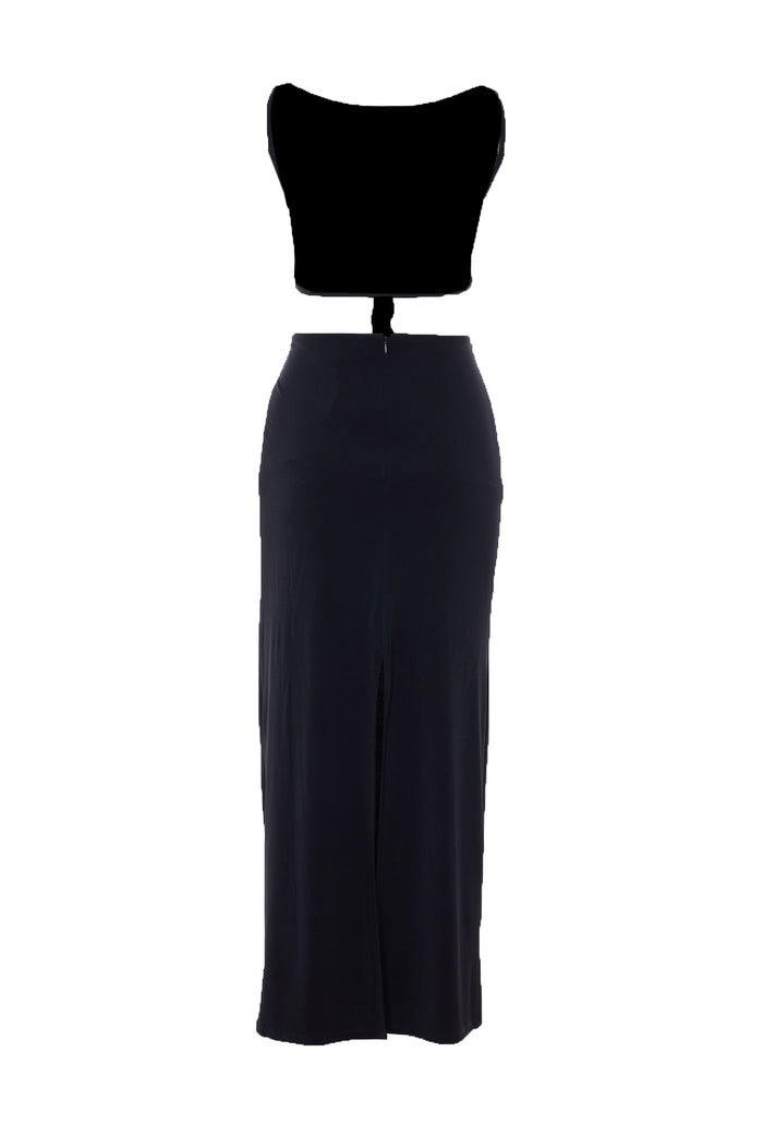 Eleh Dresses Black Polyester