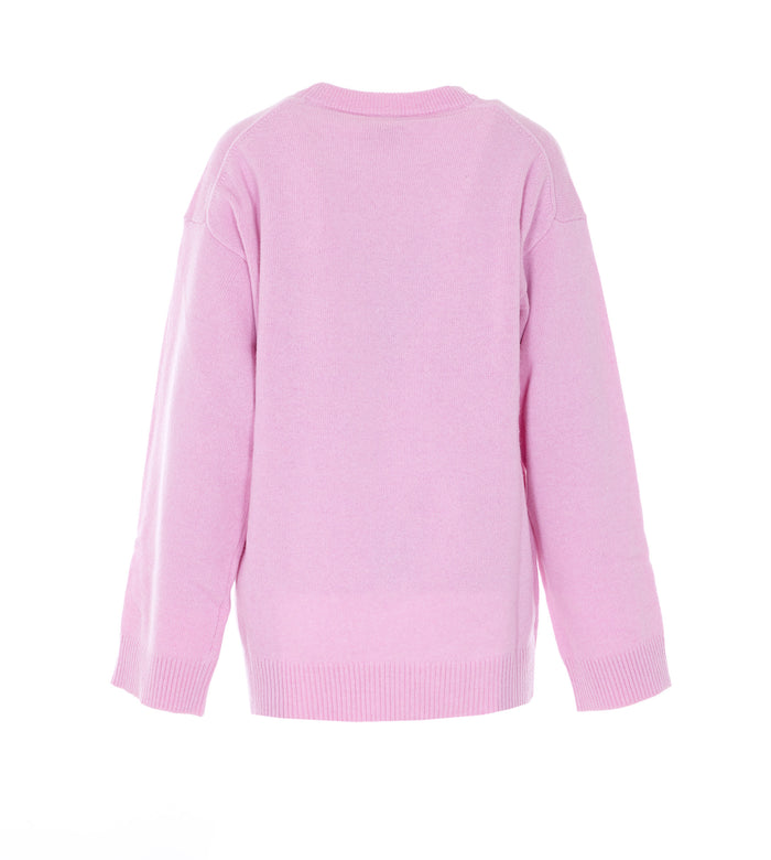 GANNI Sweaters Pink Wool