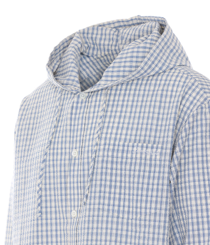 DUNST Shirts Blue Cotton