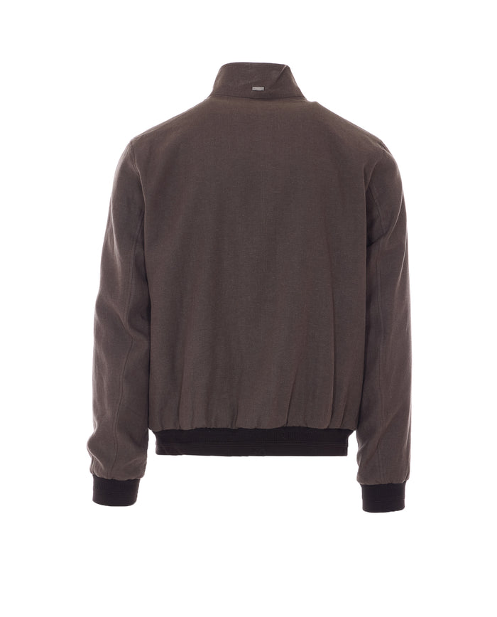 Herno Coats Brown Flax